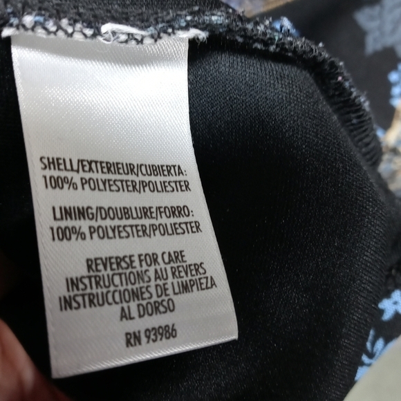 Casual Corner Annex women's top polyester blue flo - Picture 5 of 7